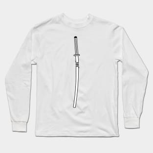 katana (white) Long Sleeve T-Shirt